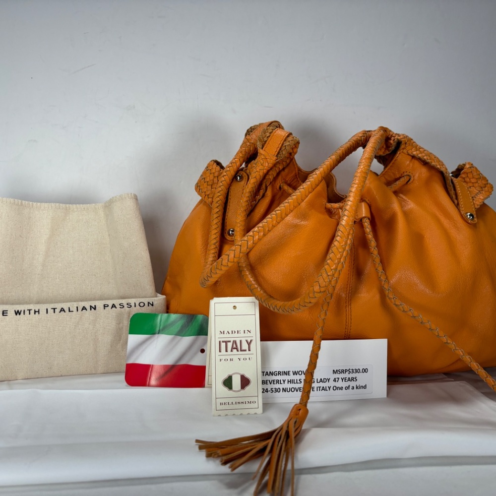 NUOEDIVE MILAN ITALY-NWT$330.00       HAND BRAIDED TRIM TOOK 3 WEEKS
